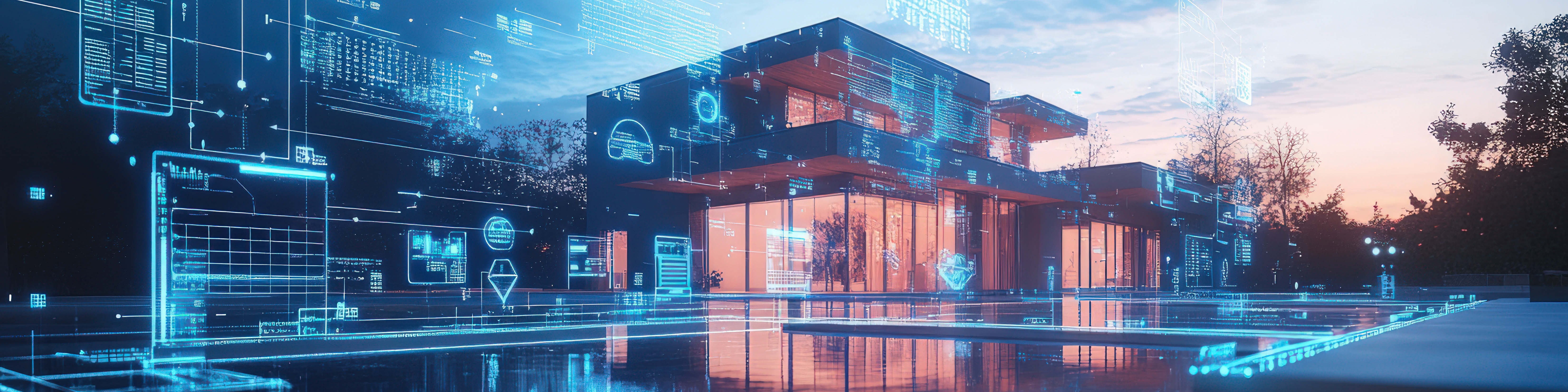 Bakgrunnsbilde med industriell datafangst og digitalisering